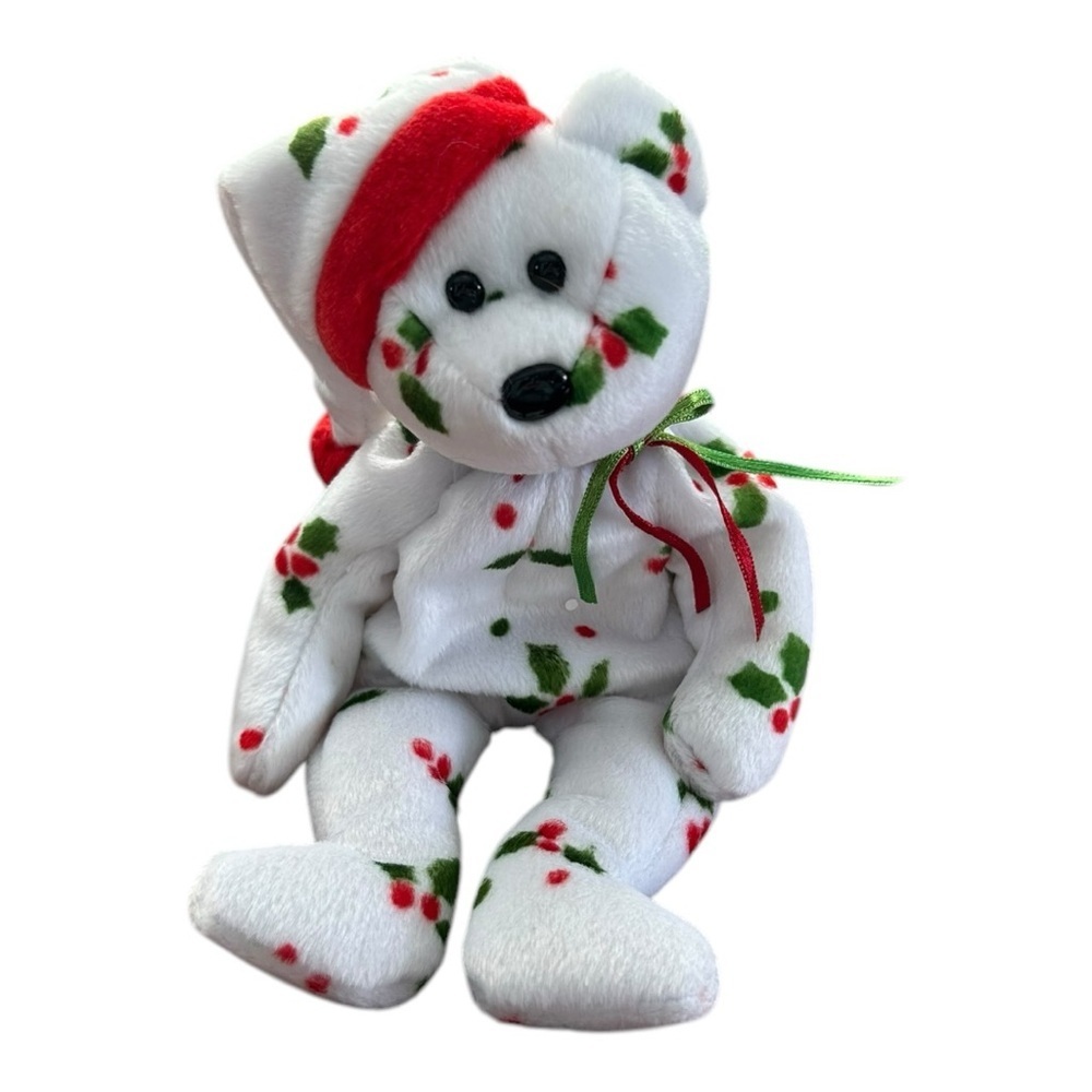 Ty 1998 Holiday Bear Beanie Babies